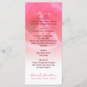 Roze Rose Menu (Voorkant)