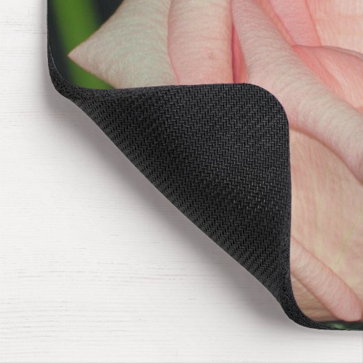 Roze Rose Mousdepad Muismat (Hoek)