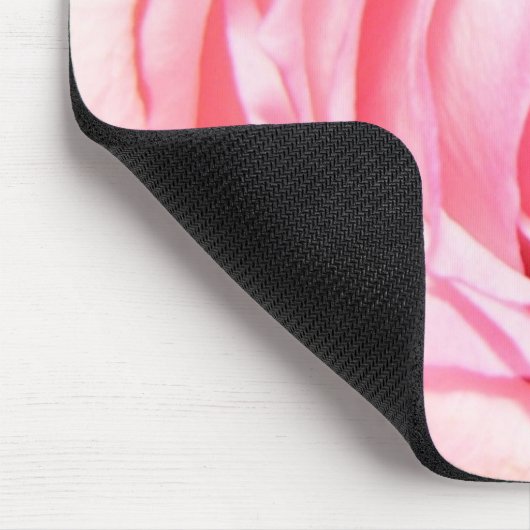 Roze Rose Mousepad Muismat (Hoek)