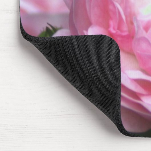 Roze Rose Mousepad! Muismat (Hoek)