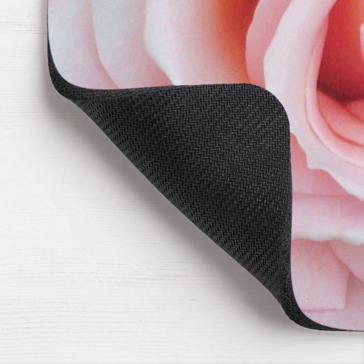 Roze Rose Mousepad Muismat (Hoek)
