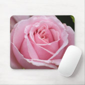 Roze Rose Mousepad Muismat (Met muis)
