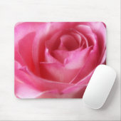 Roze Rose Mousepad Muismat (Met muis)