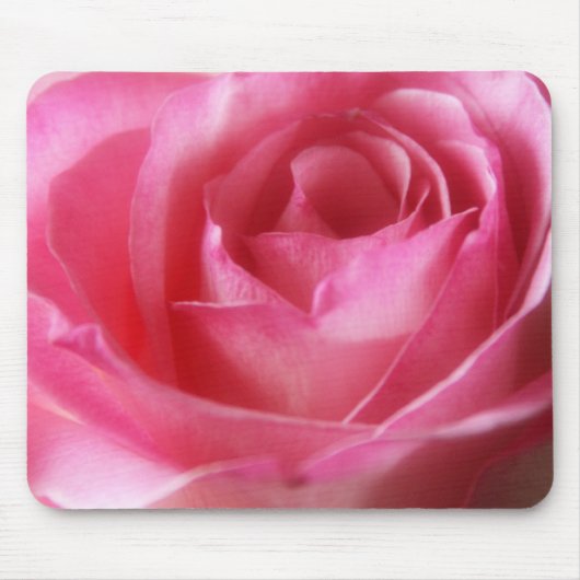 Roze Rose Mousepad Muismat (Voorkant)