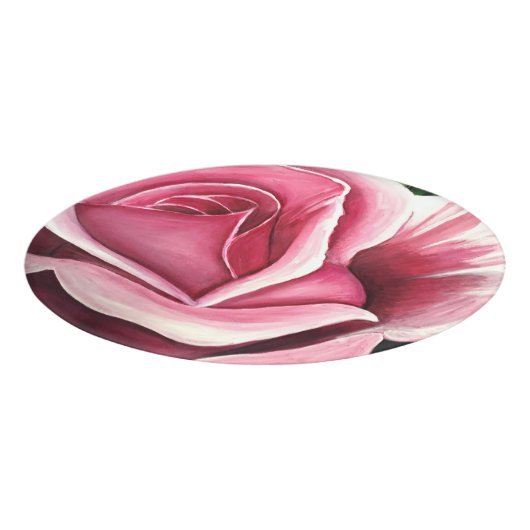 Roze Rose Naambadge (Voorkant)