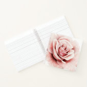 Roze Rose Notitieboek (Binnen)
