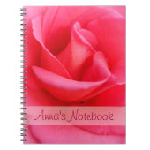 Roze Rose Notitieboek (Voorkant)