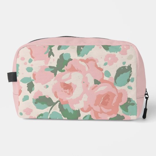 Roze rose ontwerp toilettasje (Voorkant)