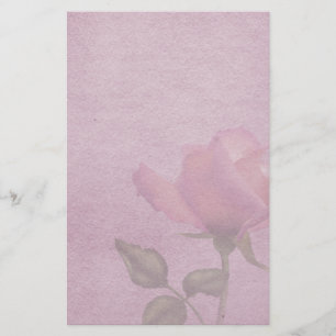 Roze Rose Parchment Stationery Briefpapier