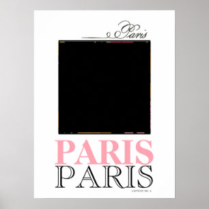 Roze Rose Paris Vintage Poster Frans