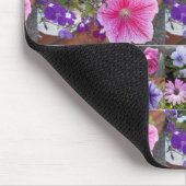 Roze Rose Penunia Daisy Flowers Floral Moederdag Muismat (Hoek)