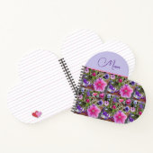 Roze Rose Penunia Daisy Flowers Floral Moederdag Notitieboek (Binnen)