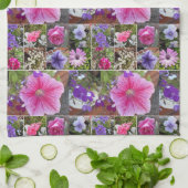 Roze Rose Penunia Daisy Flowers Floral Moederdag Theedoek (Gevouwen)