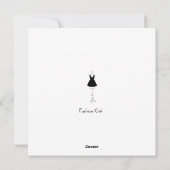 Roze Rose Perfume Feestdagenkaart (Achterkant)