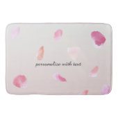 Roze Rose Petals Badmat (Voorkant)