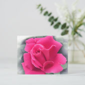 Roze Rose Petals Briefkaart (Staand voorkant)
