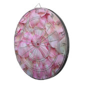 Roze Rose Petals Dartbord (Voorkant Rechts)