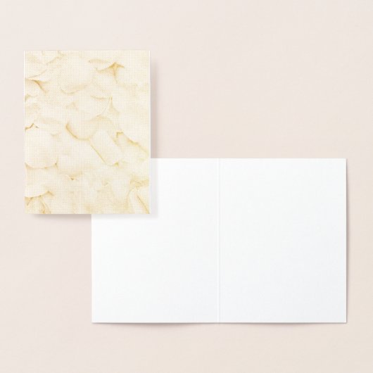 Roze Rose Petals Folie Kaarten (Display)