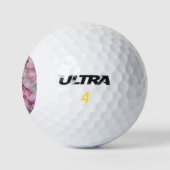 Roze Rose Petals Golfballen (Logo)