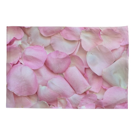 Roze Rose Petals Kussensloop (Achterkant)