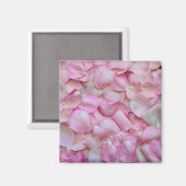 Roze Rose Petals Magneet (Voorkant / Achterkant)