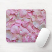Roze Rose Petals Muismat (Met muis)