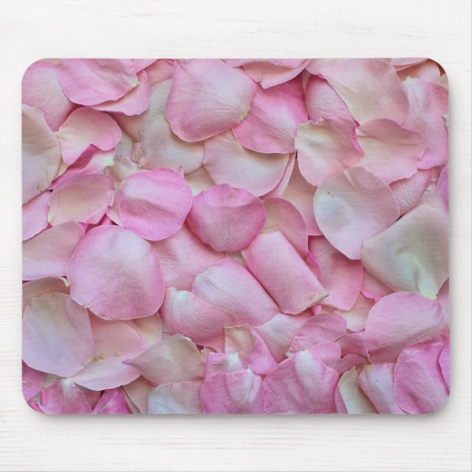 Roze Rose Petals Muismat (Voorkant)