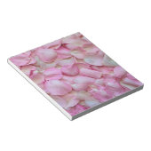 Roze Rose Petals Notitieblok (Schuin)