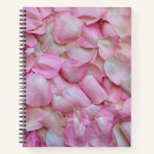 Roze Rose Petals Notitieboek (Voorkant)