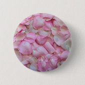 Roze Rose Petals Ronde Button 5,7 Cm (Voorkant)