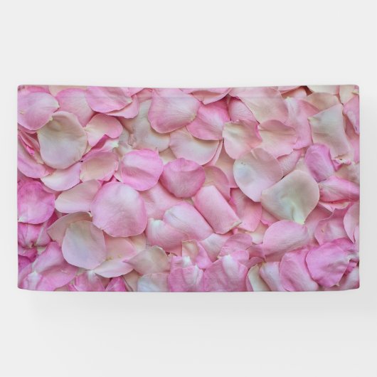 Roze Rose Petals Spandoek (Horizontaal)