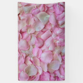 Roze Rose Petals Spandoek (Verticaal)