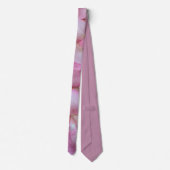 Roze Rose Petals Stropdas (Achterkant)