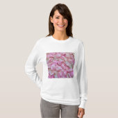 Roze Rose Petals T-shirt (Voorkant volledig)