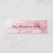 Roze Rose Petals Visitekaartjes (Achterkant)