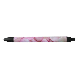 Roze Rose Petals Zwarte Inkt Pen