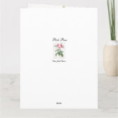 Roze Rose Pierre-Joseph Redoute Wenskaart Kaart (Achterkant)