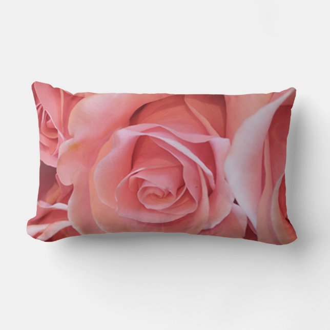 Roze Rose Pillow Kussen (Voorkant)