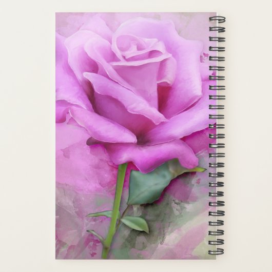 Roze Rose Planner (Achterkant)