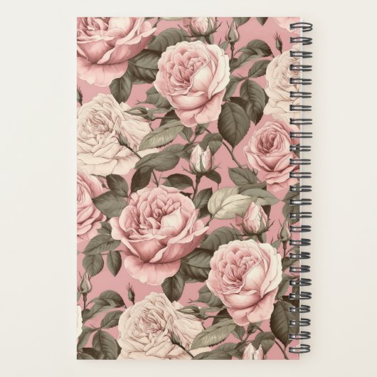 Roze Rose Planner (Achterkant)