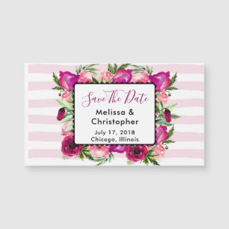 Roze Rose & Poppy Floral Bouquet Weduwdatum