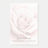 Roze Rose Post-it® Notes (Voorkant)