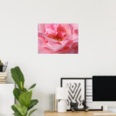 Roze Rose Poster (Thuiskantoor)
