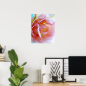 Roze Rose Poster (Thuiskantoor)