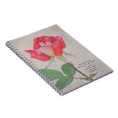  Roze Rose Prayer Journal Notitieboek (Rechterzijde)