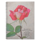 Roze Rose Prayer Journal Notitieboek (Voorkant)