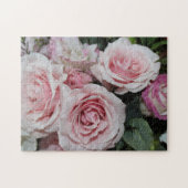 Roze Rose Puzzle Legpuzzel (Horizontaal)