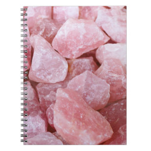 Roze Rose Quartz Crystal Love Notitieboek Journal