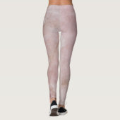 Roze Rose Quartz-Leggings Leggings (Achterkant)