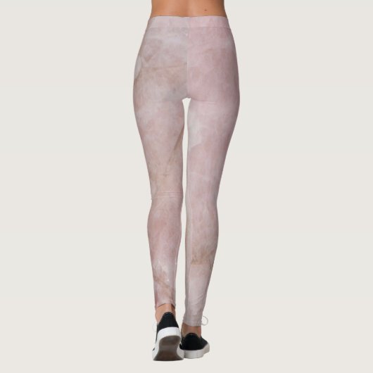 Roze Rose Quartz-Leggings Leggings (Achterkant)